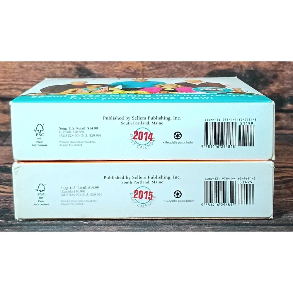 ABC The Chew Recipes 2014 2015 Daily Calendar Boxed Set Michael Symon Carla Hall
